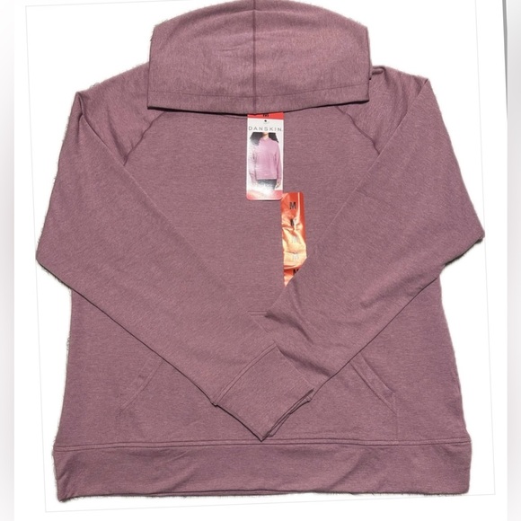 Danskin Tops - Danskin Melange Dusky Orchid Heather Hoodie